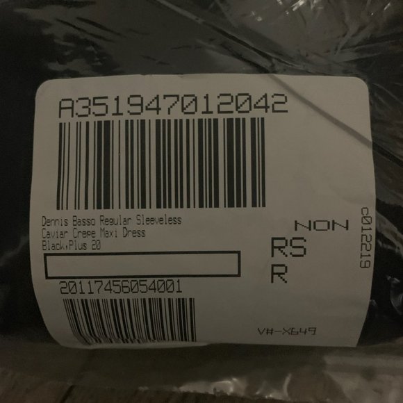 NWT DENNIS BASSO CAVIAR CREPE MAXI DRESS SIZE 18W & 20W - Picture 10 of 15